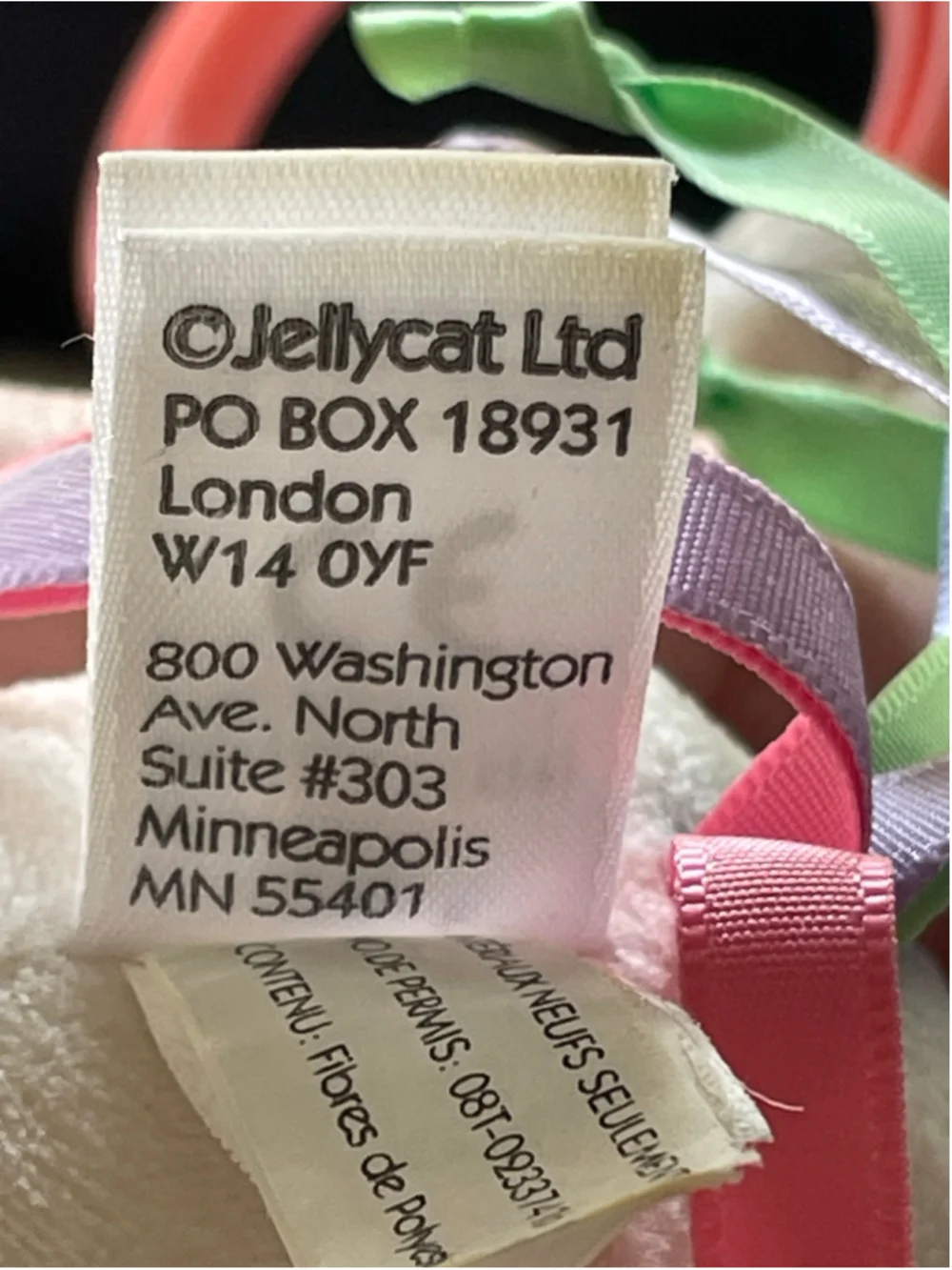 Jellycat Unicorn Stuffed Animal Baby Dangle Vibrating Sootherk